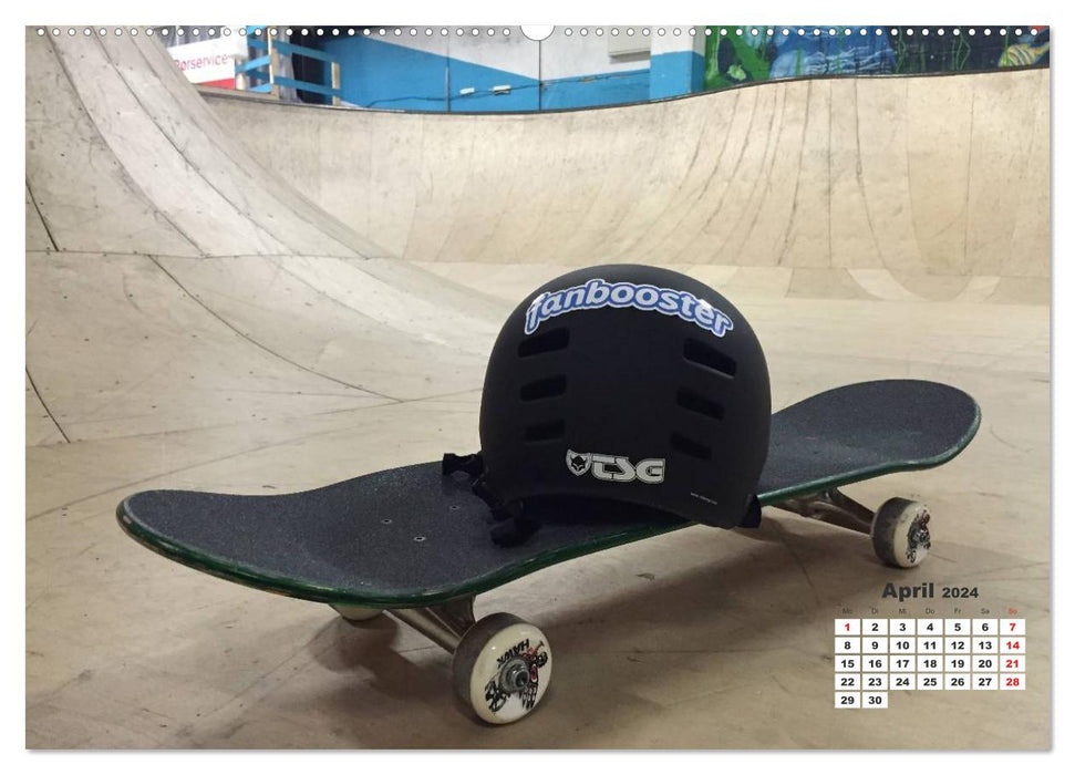Patineur. Impressions de skateboard (Calendrier mural CALVENDO Premium 2024) 
