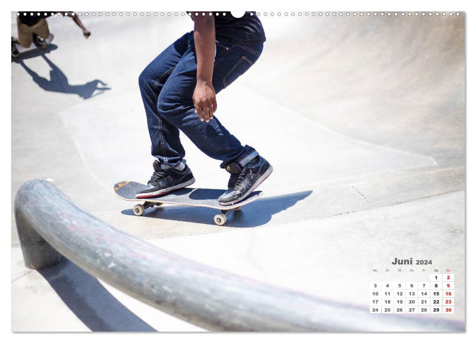 Skater. Skateboarding impressions (CALVENDO Premium Wall Calendar 2024) 
