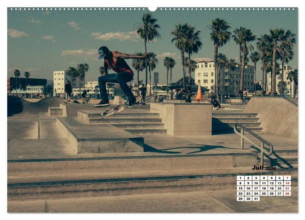 Skater. Skateboarding impressions (CALVENDO Premium Wall Calendar 2024) 
