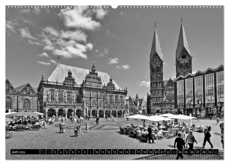 Historical Bremen (CALVENDO wall calendar 2024) 