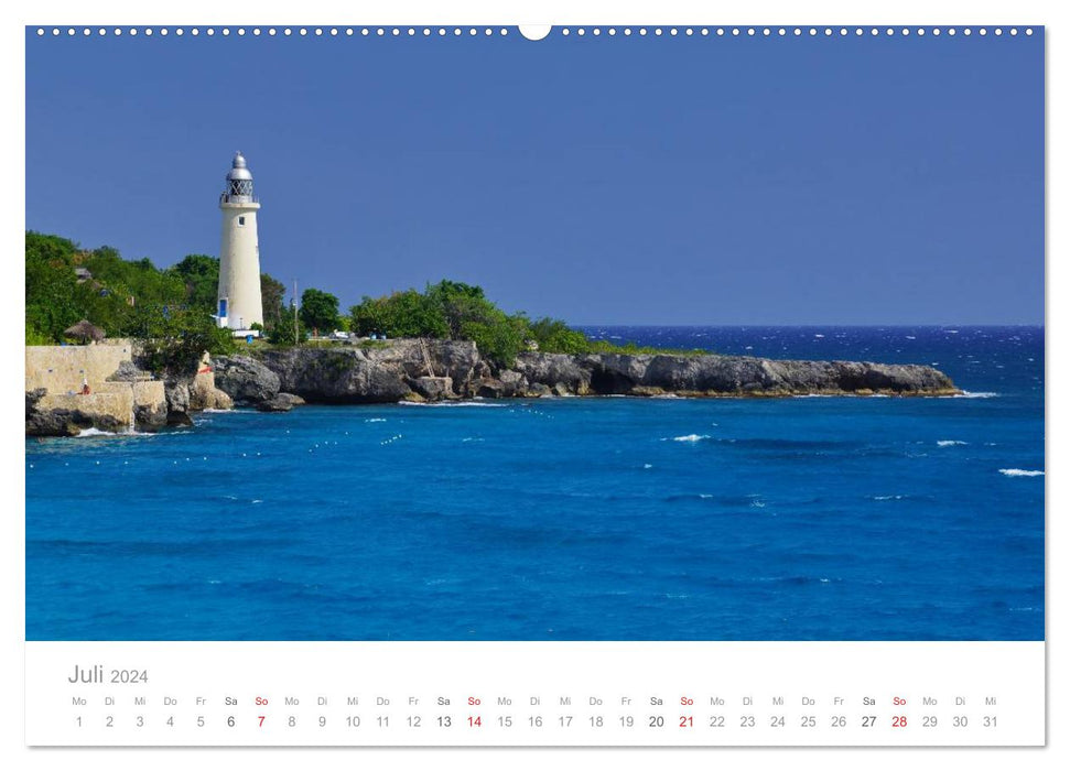 JAMAICA Reggae, Rastafari and paradisiacal nature. (CALVENDO Premium Wall Calendar 2024) 