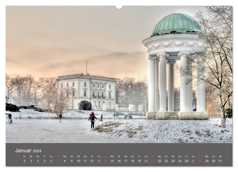 Leipzig - Parks und Landschaften (CALVENDO Premium Wandkalender 2024)