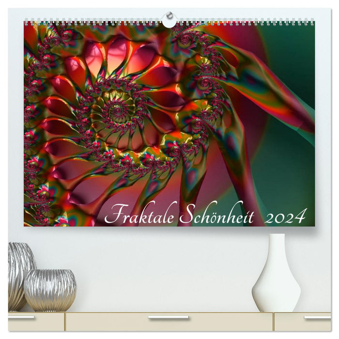 Fraktale Schönheit 2024 (CALVENDO Premium Wandkalender 2024)