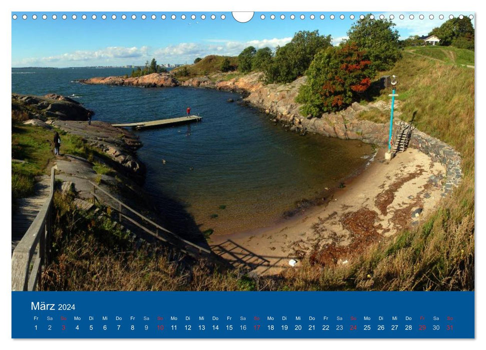 Helsinki in the eye of the photographer (CALVENDO wall calendar 2024) 