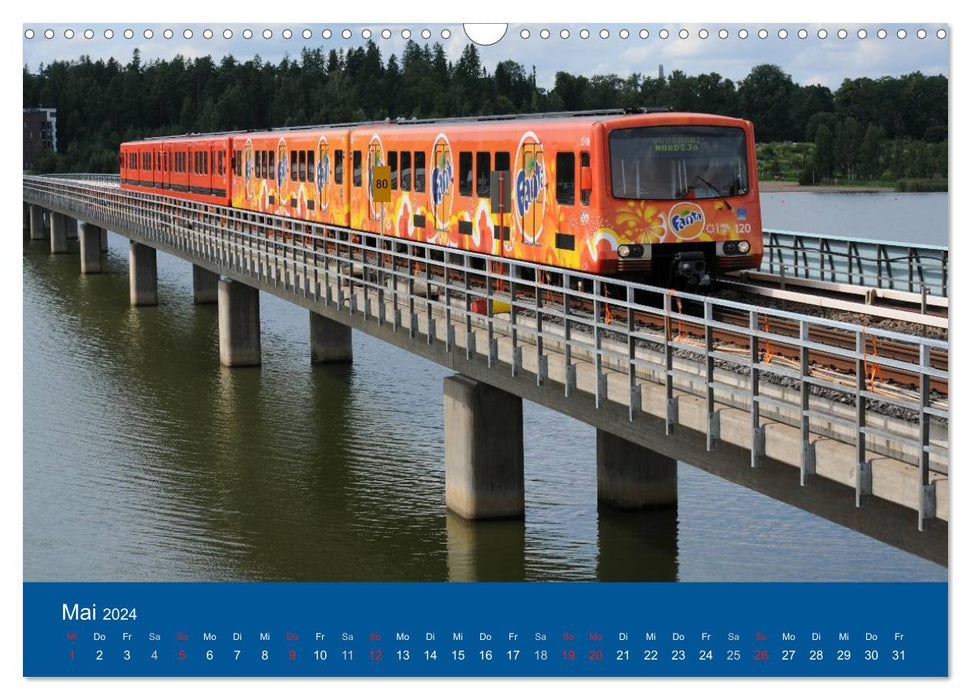 Helsinki in the eye of the photographer (CALVENDO wall calendar 2024) 