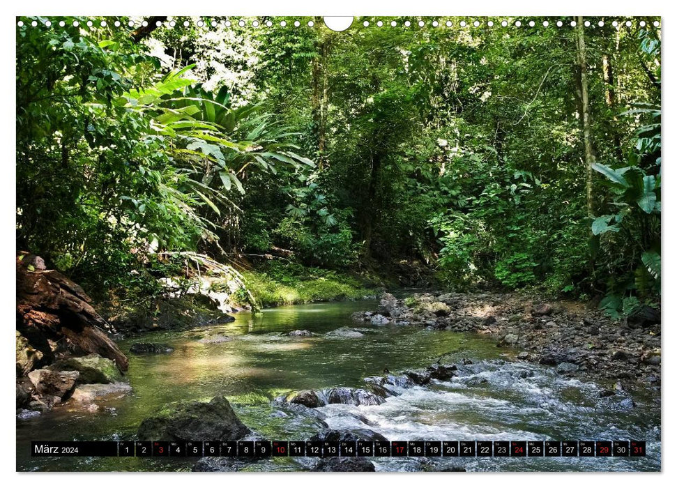 Costa Rica - Pure joie de vivre (Calendrier mural CALVENDO 2024) 