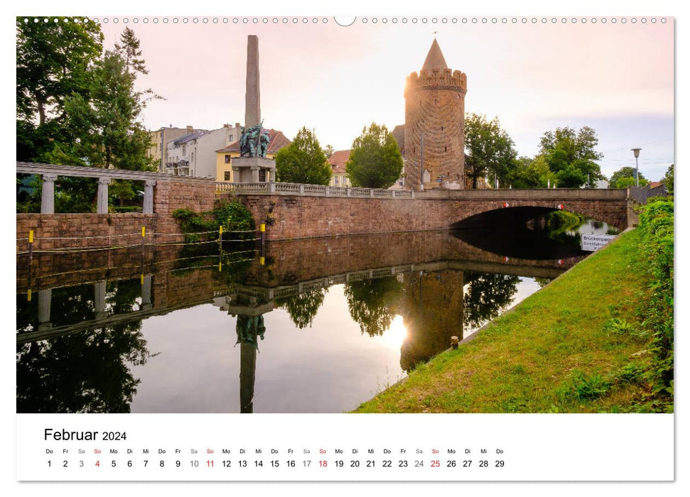 Un regard sur Brandebourg-sur-la-Havel (Calendrier mural CALVENDO Premium 2024) 