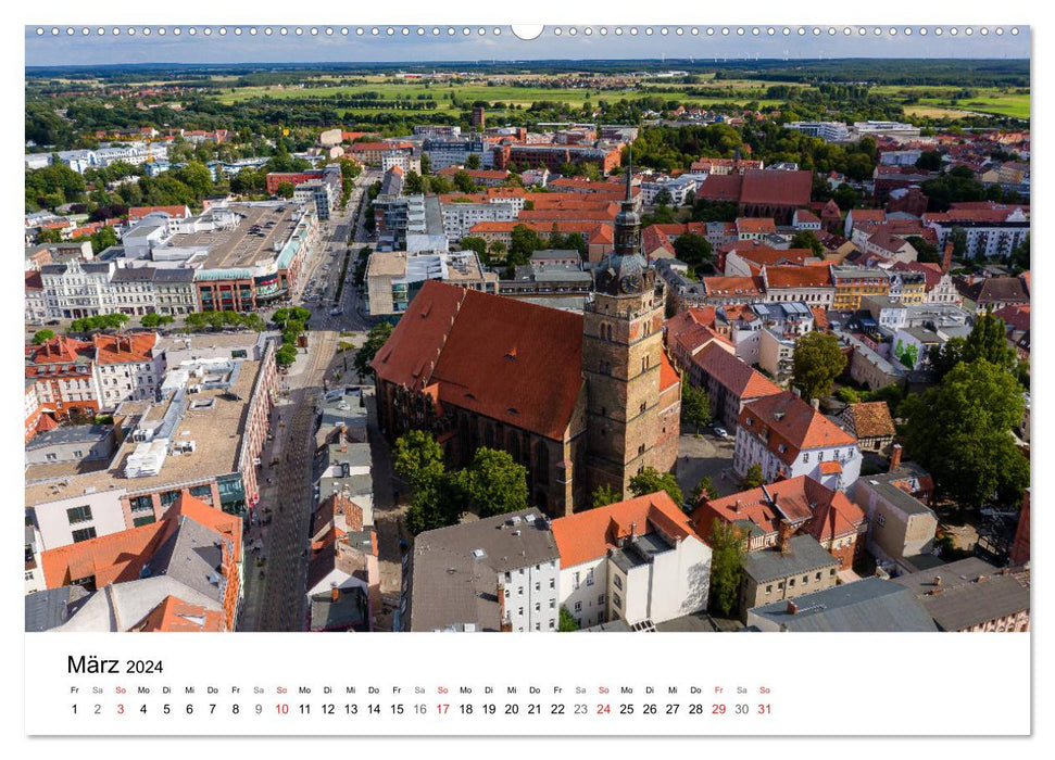 Ein Blick auf Brandenburg an der Havel (CALVENDO Premium Wandkalender 2024)