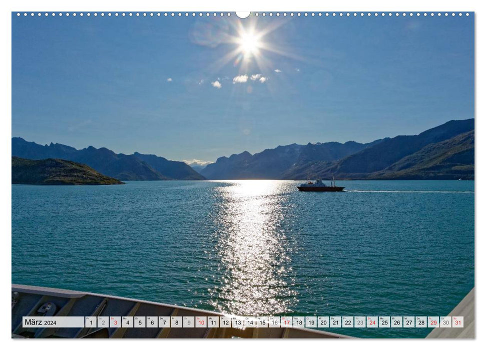 Hurtigruten - Faszination Natur (CALVENDO Premium Wandkalender 2024)
