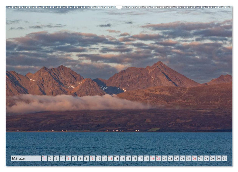 Hurtigruten - Fascination of Nature (CALVENDO Premium Wall Calendar 2024) 