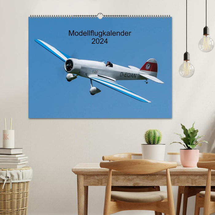 Modellflugkalender 2024 (CALVENDO Wandkalender 2024)