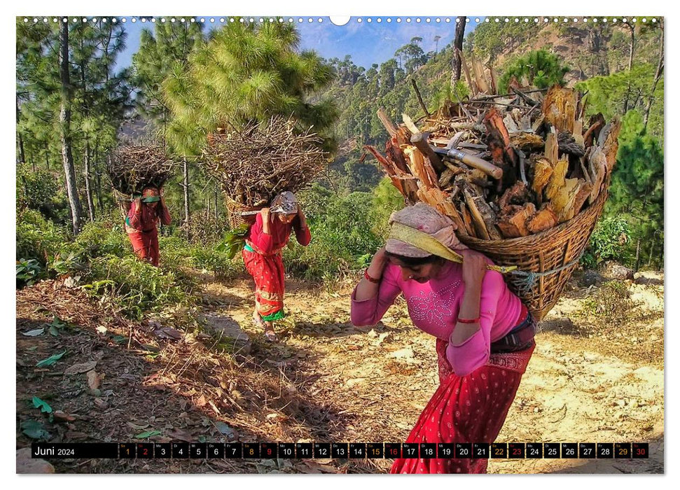 Nepal - das Dach der Welt (CALVENDO Wandkalender 2024)