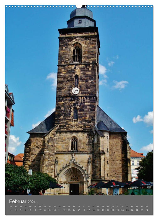 Églises et monastères joyaux allemands (calendrier mural CALVENDO 2024) 