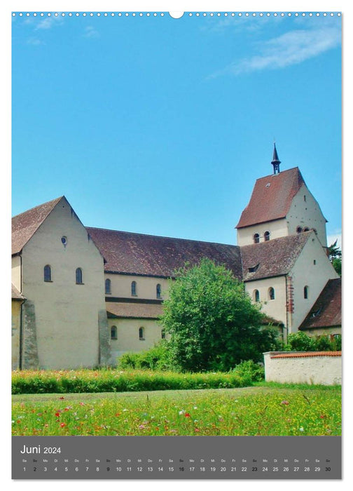 Églises et monastères joyaux allemands (calendrier mural CALVENDO 2024) 