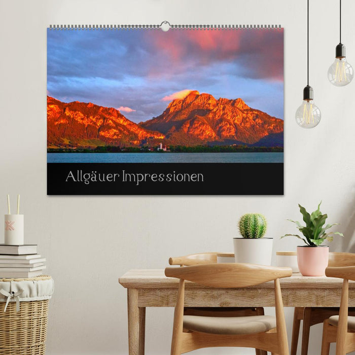 Impressions d'Allgäu (calendrier mural CALVENDO 2024) 