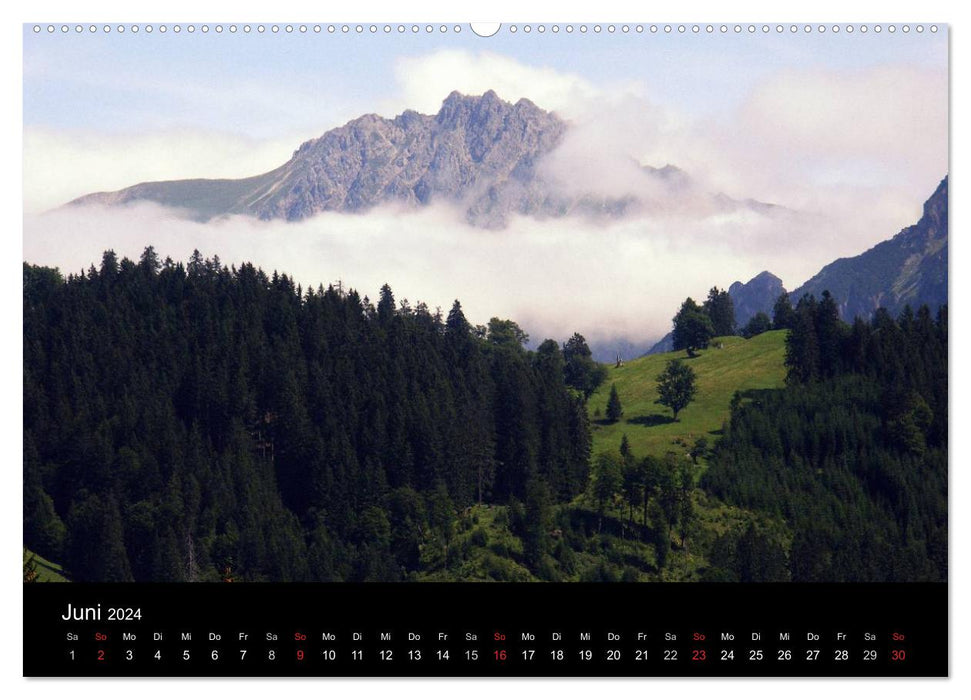 Impressions d'Allgäu (calendrier mural CALVENDO 2024) 