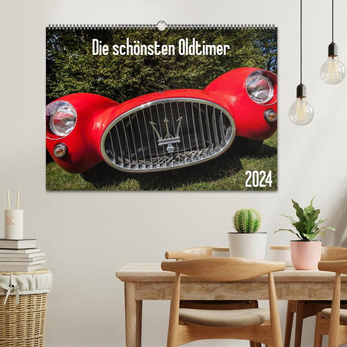 Les plus belles voitures classiques 2024 (Calendrier mural CALVENDO 2024) 