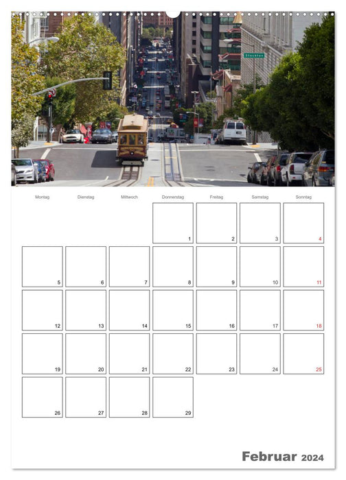 SAN FRANCISCO Terminplaner (CALVENDO Wandkalender 2024)