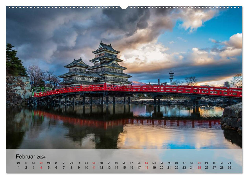 Japan. Between tradition and modernity (CALVENDO Premium Wall Calendar 2024) 