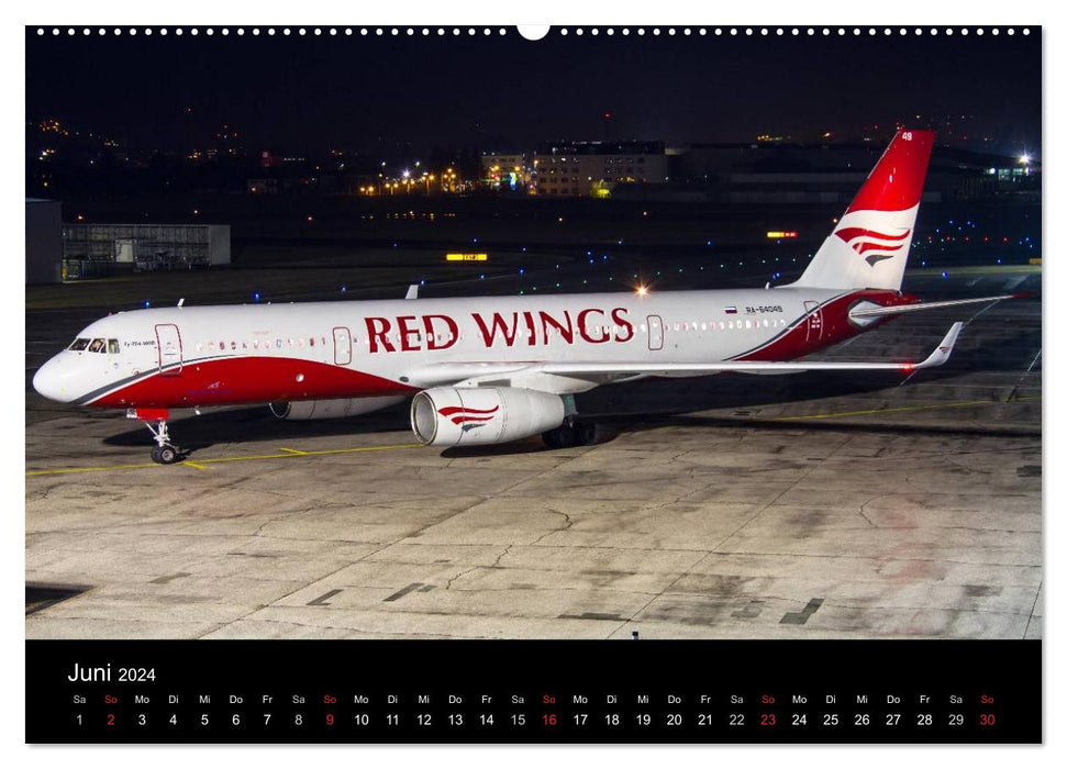 Schönheit der Flugzeuge (CALVENDO Wandkalender 2024)