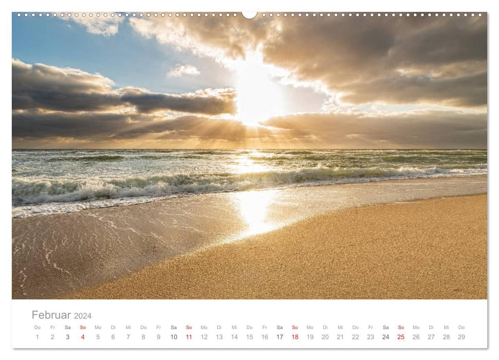 Sylter lighting moods (CALVENDO Premium wall calendar 2024) 