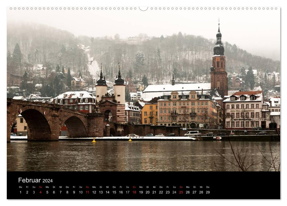Heidelberg - Bilder einer Stadt (CALVENDO Wandkalender 2024)