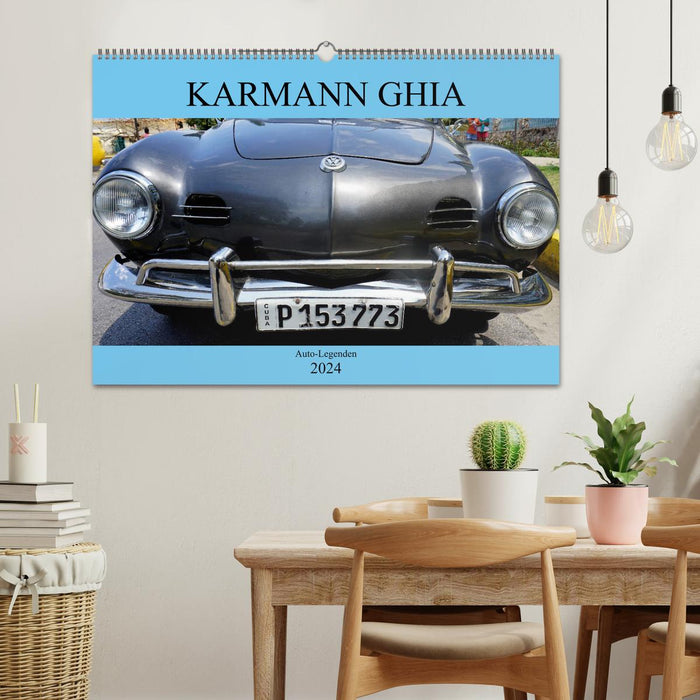 KARMANN GHIA - Car Legends (CALVENDO Wall Calendar 2024) 