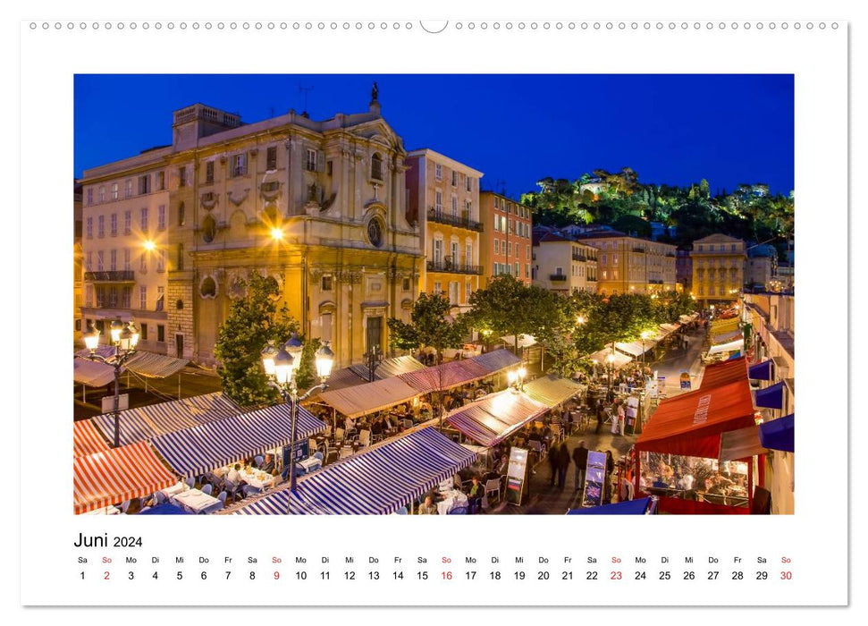 COTE D'AZUR Impressions (CALVENDO Premium Wall Calendar 2024) 