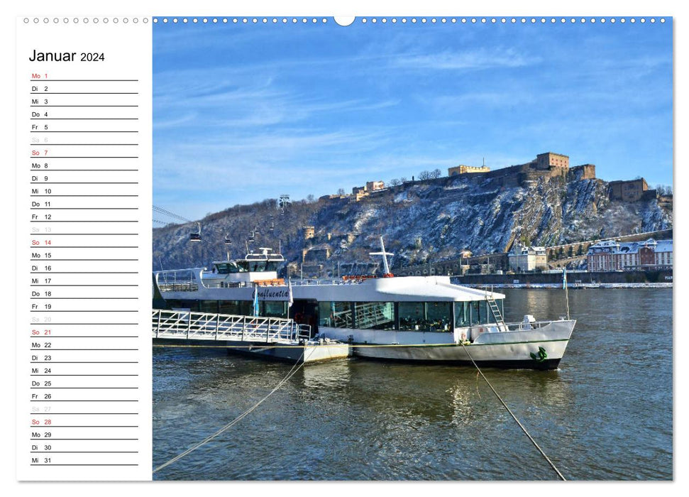 Der Koblenz Kalender (CALVENDO Wandkalender 2024)