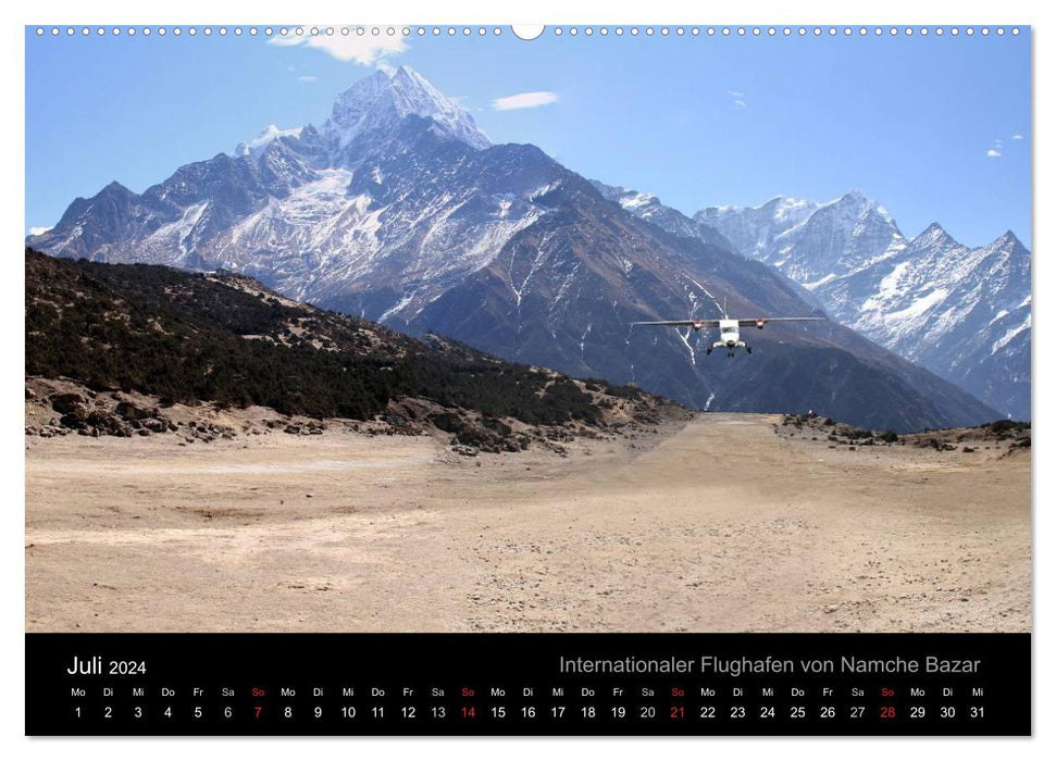 Die schönsten Berge des Khumbu Himal (CALVENDO Premium Wandkalender 2024)