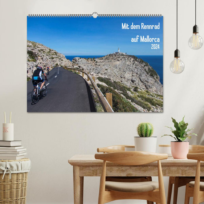Mit dem Rennrad auf Mallorca (CALVENDO Wandkalender 2024)
