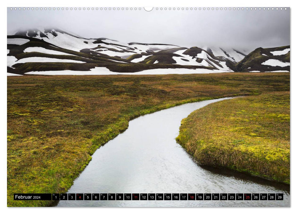 ISLAND 2024 - Faszinierende Landschaften (CALVENDO Premium Wandkalender 2024)