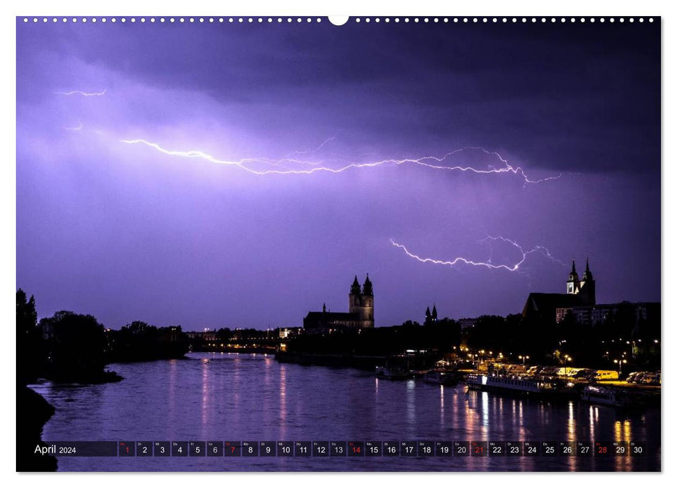 Mein Magdeburg (CALVENDO Premium Wandkalender 2024)