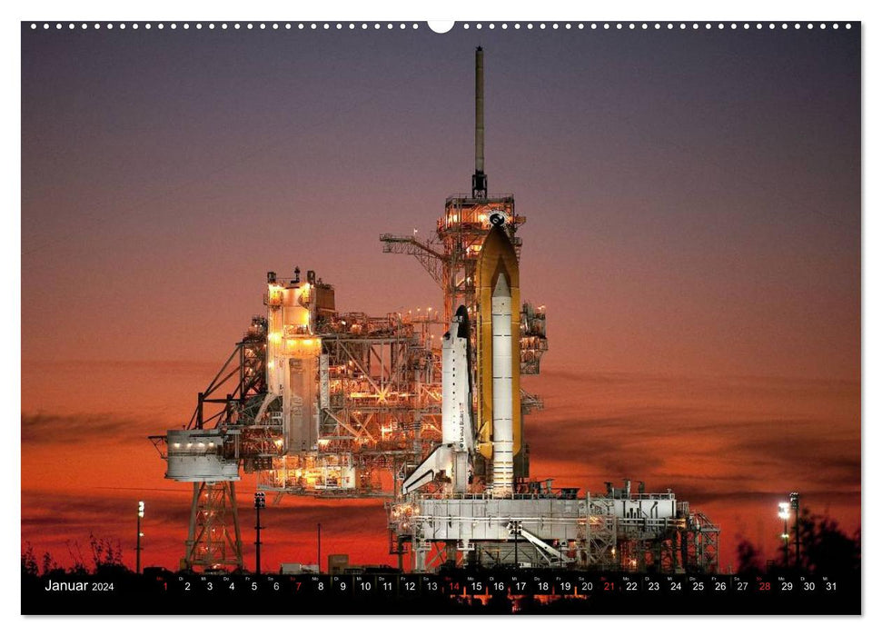 Raumfahrt und Weltall (CALVENDO Premium Wandkalender 2024)