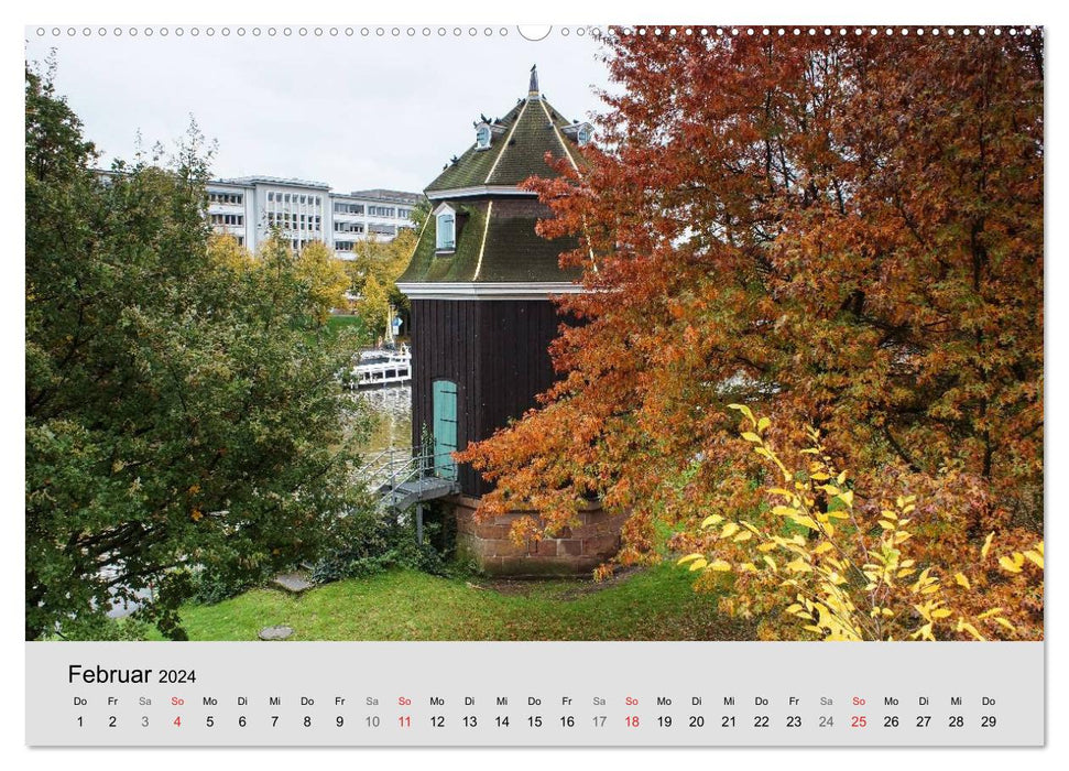 Saarland - unknown beauty (CALVENDO wall calendar 2024) 