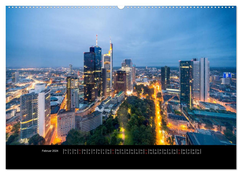 Frankfurt (CALVENDO Premium Wandkalender 2024)