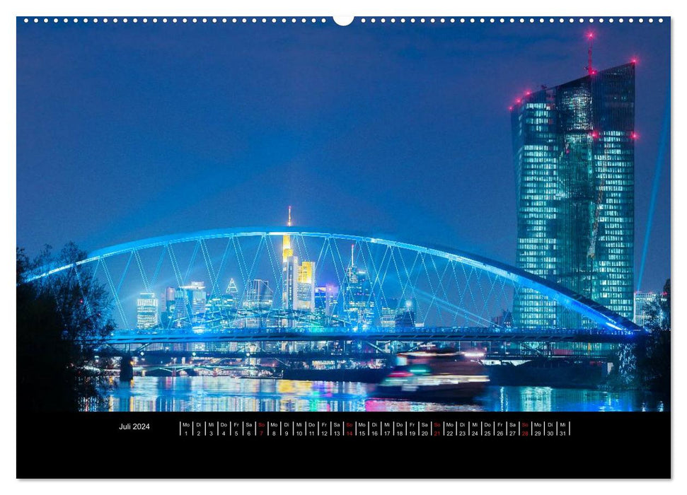 Frankfurt (CALVENDO Premium Wandkalender 2024)