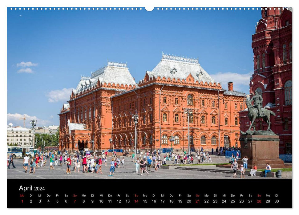 Moskau 2024 (CALVENDO Wandkalender 2024)