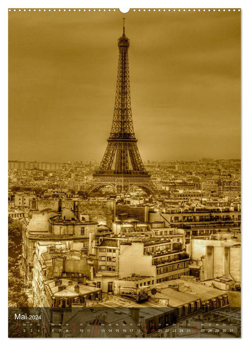 Paris - Die Schöne am Fluss (CALVENDO Wandkalender 2024)