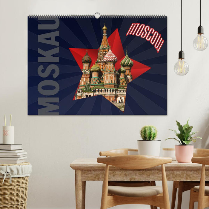 Moskau - Moscow (CALVENDO Wandkalender 2024)