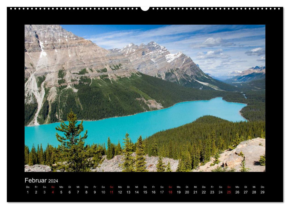 KANADA - Rocky Mountains (CALVENDO Premium Wandkalender 2024)