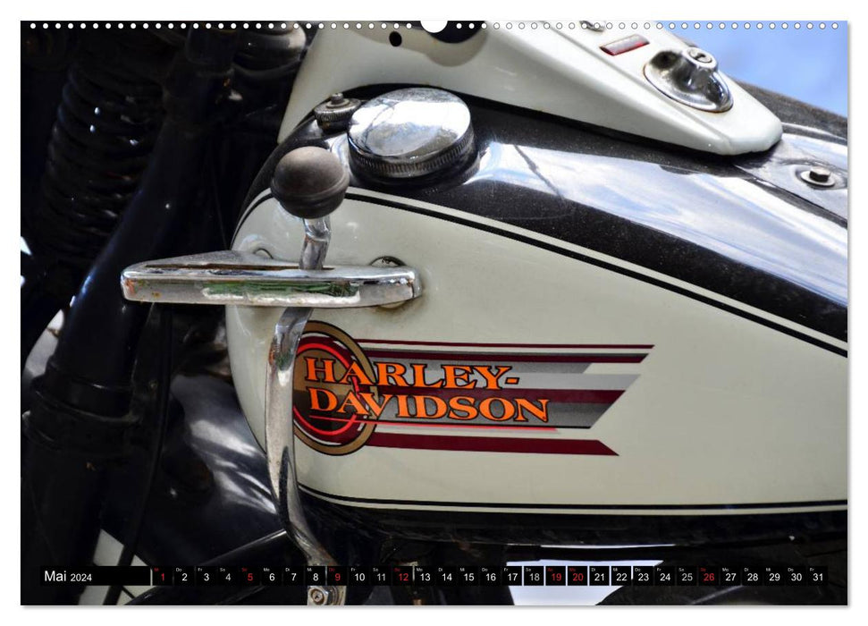 Harley Davidson WLA 750 (CALVENDO Wandkalender 2024)