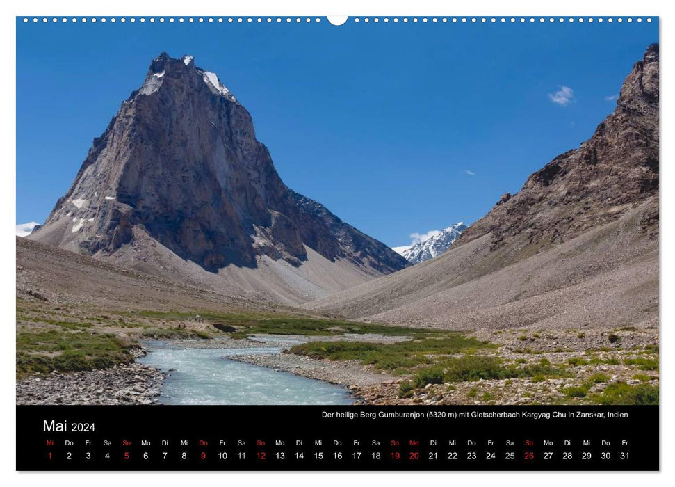 Himalaya - Dach der Welt (CALVENDO Wandkalender 2024)