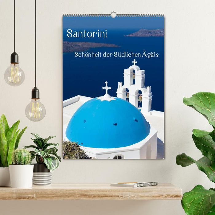 Santorini - Schönheit der Südlichen Ägäis (CALVENDO Wandkalender 2024)