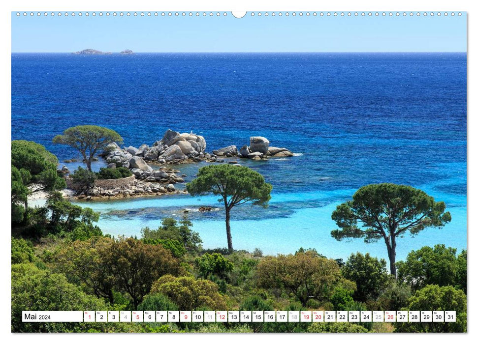 Korsika - raue Schönheit (CALVENDO Wandkalender 2024)