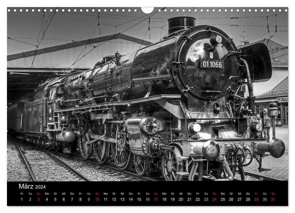 Mein Dampfbahnkalender 2024 (CALVENDO Wandkalender 2024)