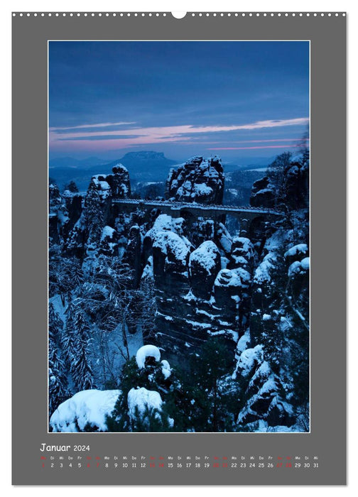 Meine schöne Sächsische Schweiz (CALVENDO Wandkalender 2024)