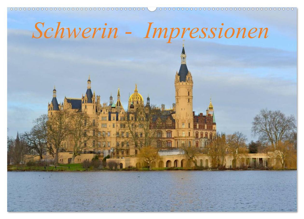 Schwerin - Impressionen (CALVENDO Wandkalender 2024)