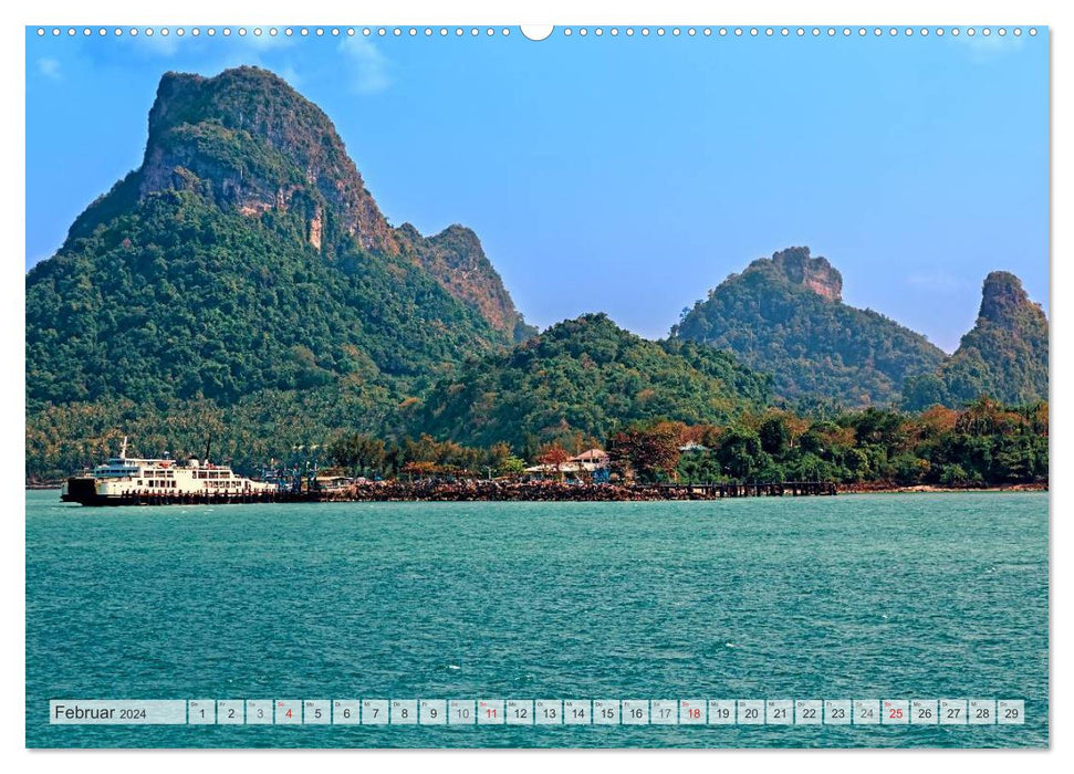 Impressions de Thaïlande (Calendrier mural CALVENDO Premium 2024) 