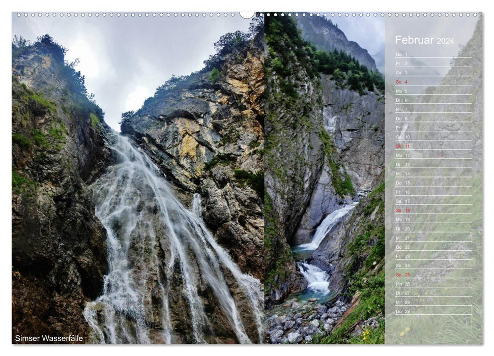 Alpenüberquerung (CALVENDO Premium Wandkalender 2024)